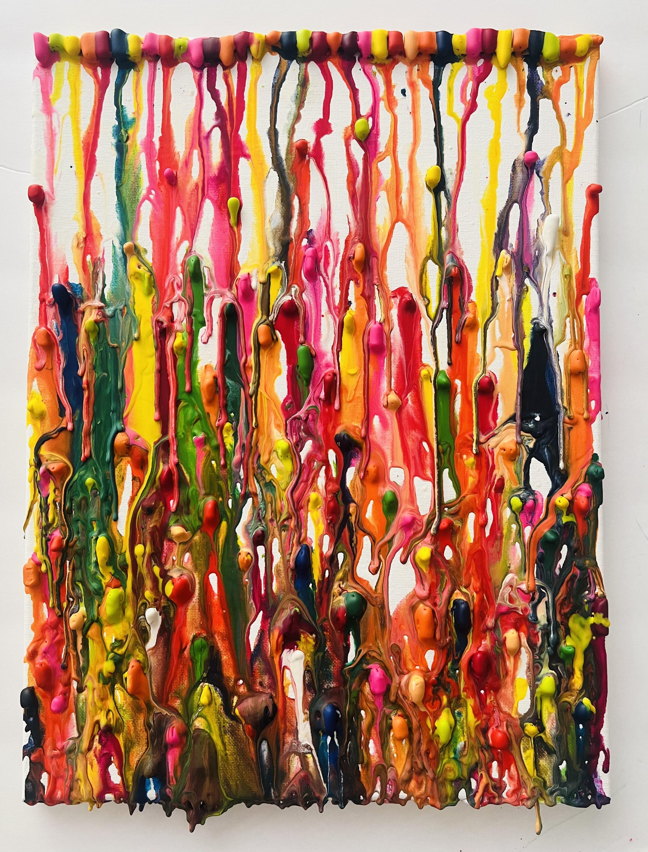 Abstract Textured Crayon Wall Art 3 Steps (with Pictures) Instructables