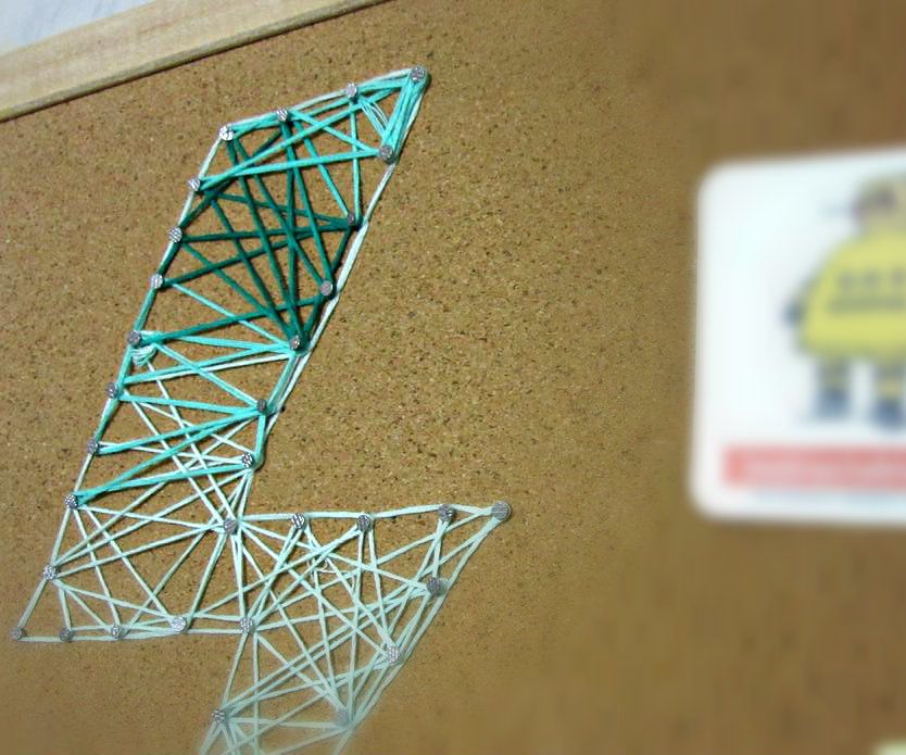 String Art Cork board
