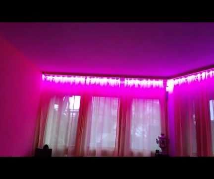 Arduino controlled RGB LED strip for the living room