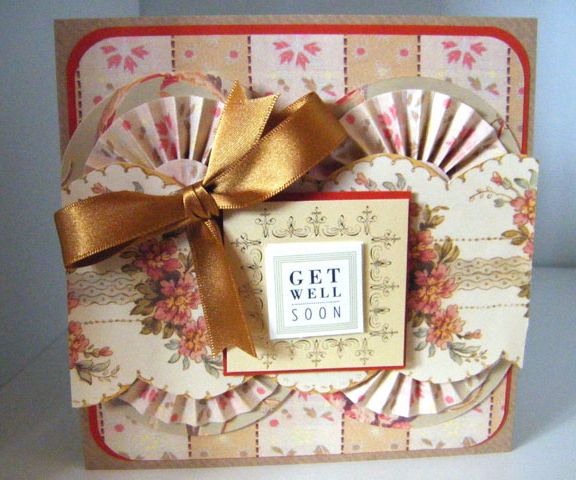 How to Make a Fancy Fan Get Well Soon Card
