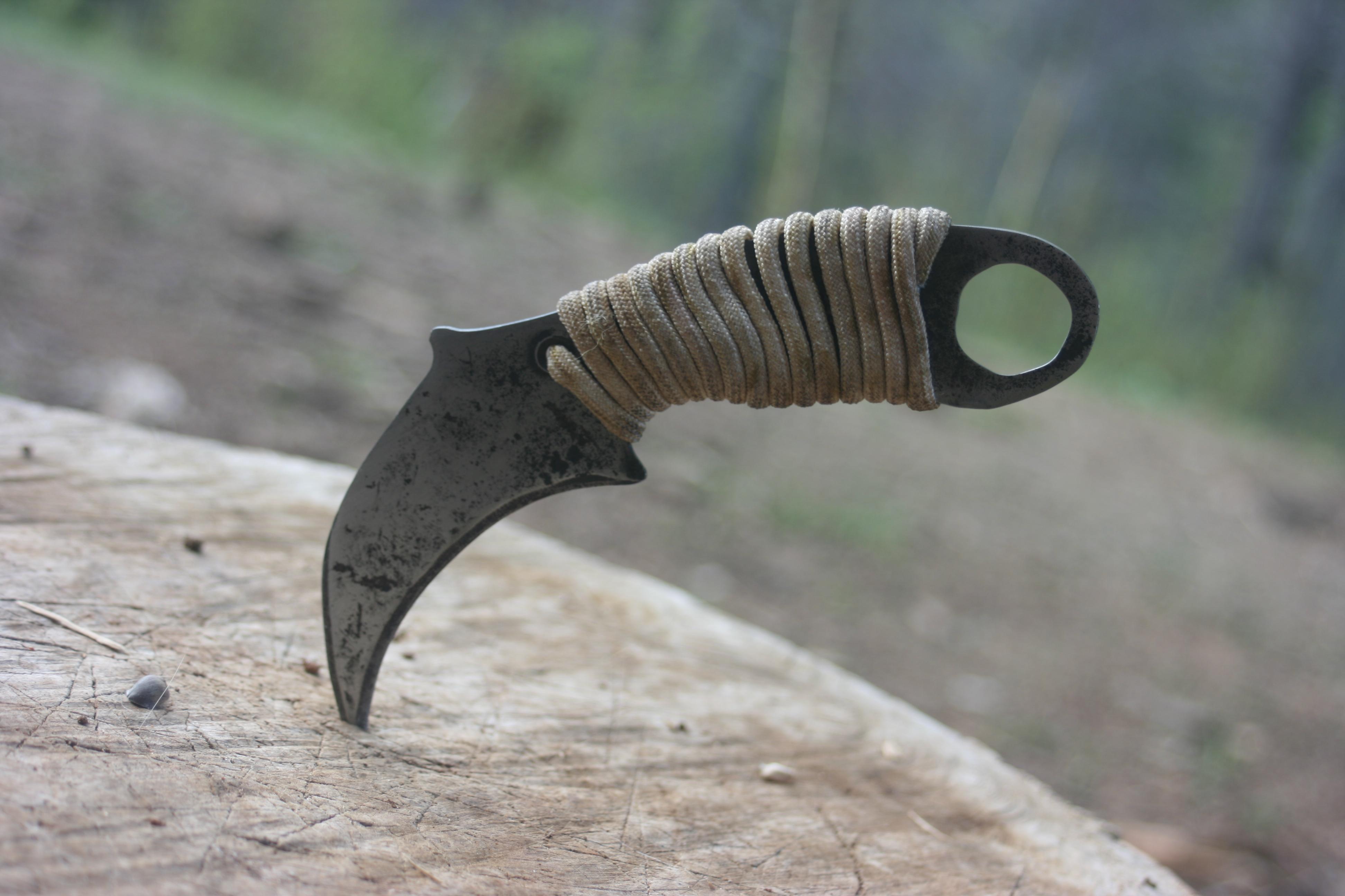DIY Karambit Out of a Saw Blade Without CNC 6 Steps Instructables