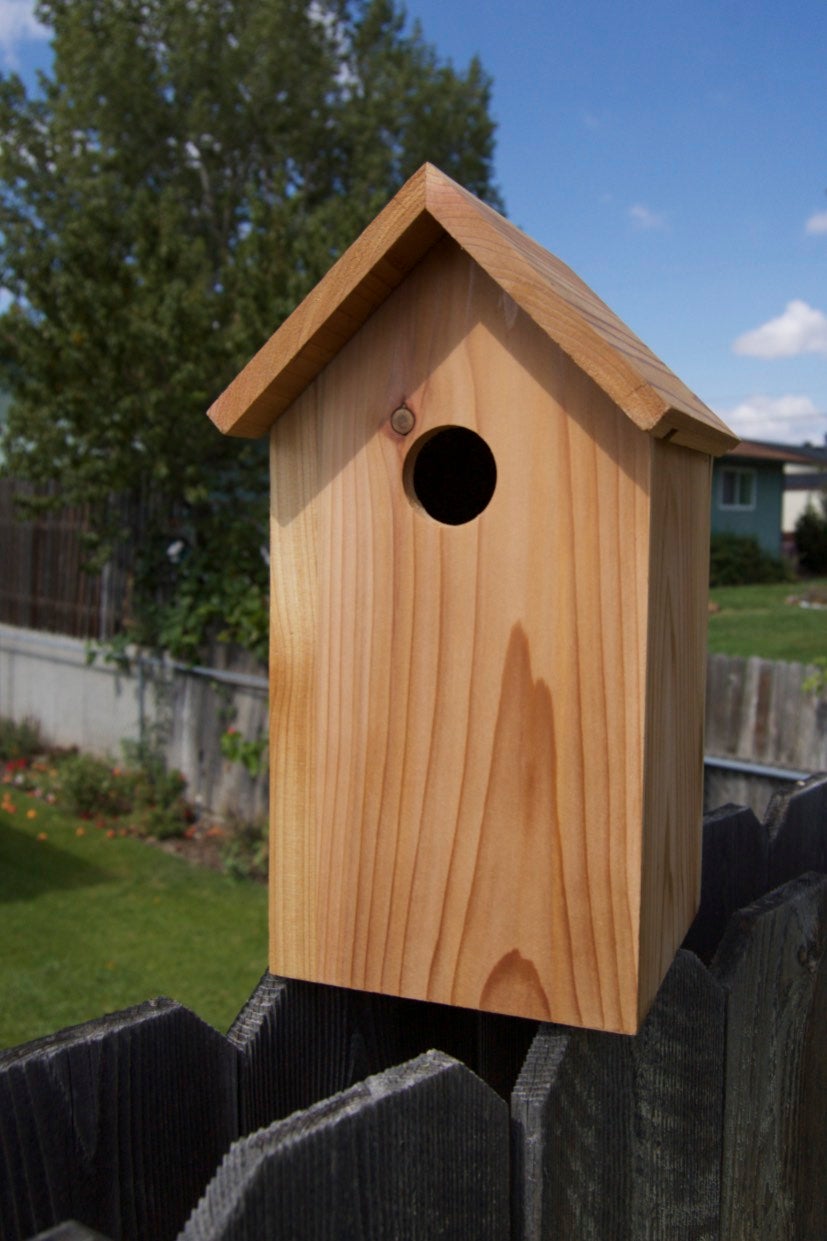 Cedar Blue-Bird Birdhouse