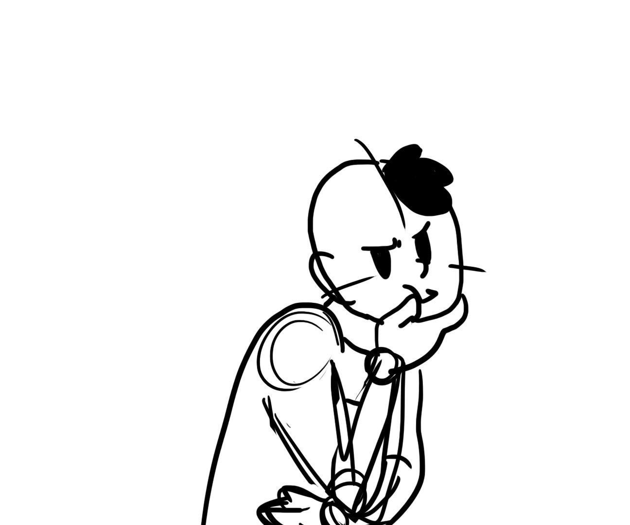 Basic Thinking Facial Expression Animation