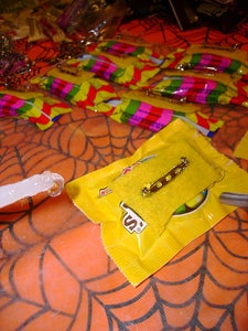 Candy Wrapper Pins