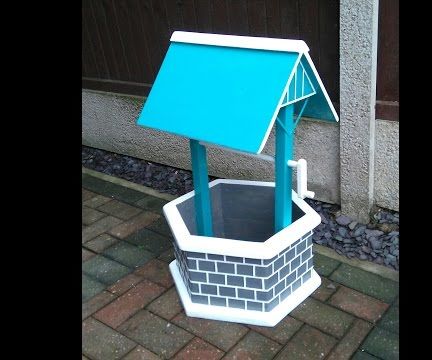How  to Make a Garden Wishing Well Planter Out of a Pallet 