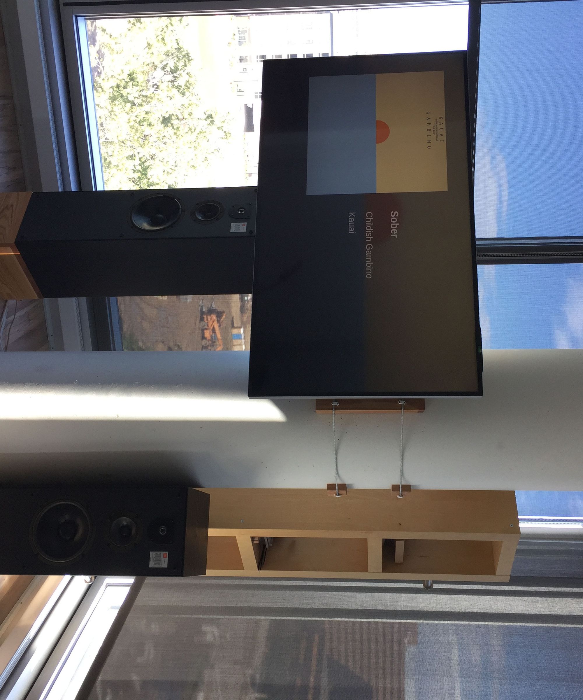 Concrete Pillar TV Mount