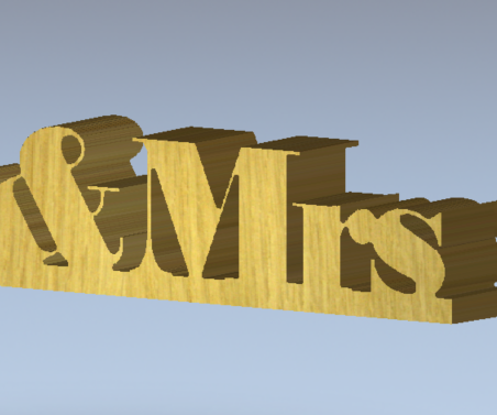Wedding Word Cutouts