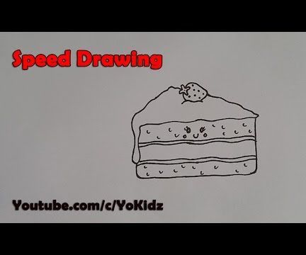 How to Draw Cake Slice