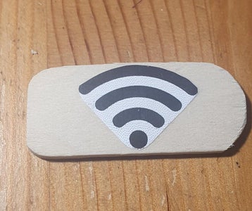 Tap the Wifi Symbol 