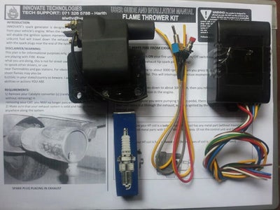 Exhaust Flame Thrower Kit for Car or Bike
