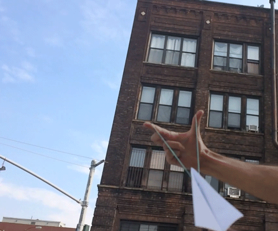 Make a Super PaperJet and fly over a 5-story building