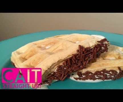 Homemade Ice Cream Waffle-wiches From Scratch