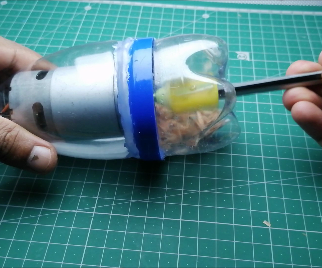 How to Make Automatic Pencil Sharpener Using Recycled Materials