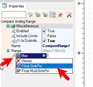 In Visuino Add & Set Components