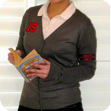 DIY: Varsity Cardigan