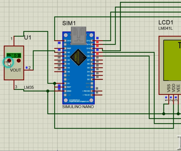 Interfacing LM35 Temperature Sensor With Arduino and Simulation in Proteus 8 