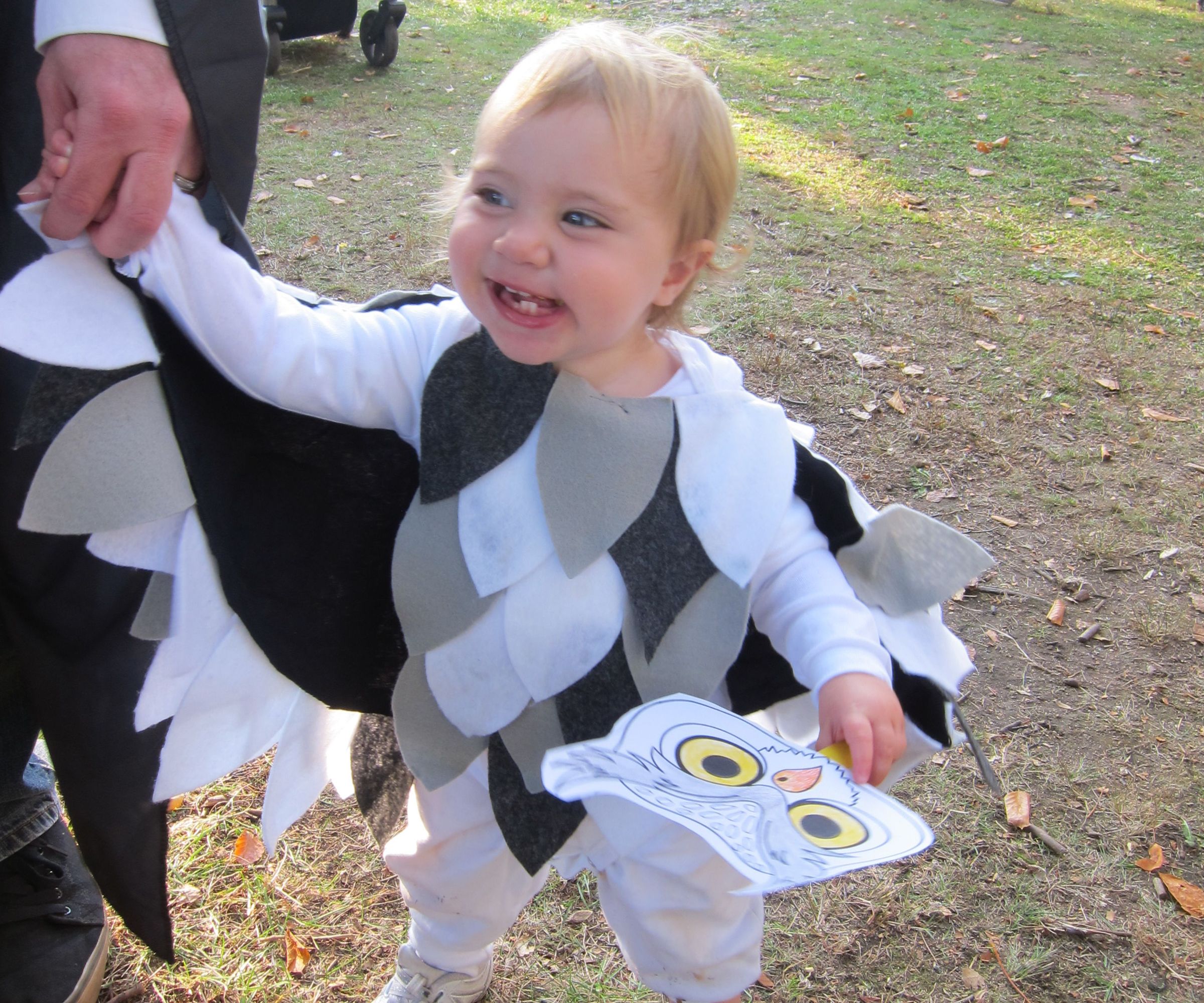 DIY No-Sew $3 Owl Costume