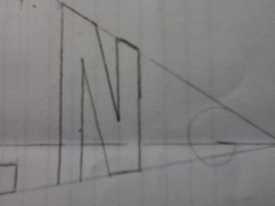 Write Your Name in 2-Point Perspective : 10 Steps - Instructables
