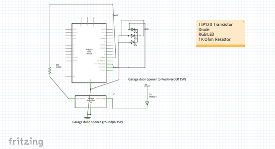 DIY Arduino-Fingerprint Garage Door Opener