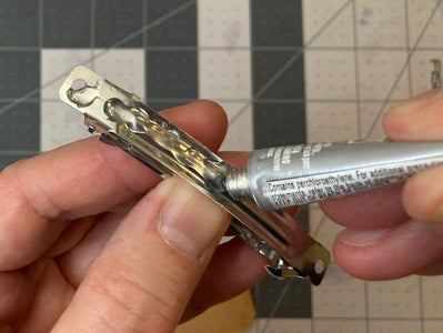 Gluing the Working Barrette to the Laminated Bar