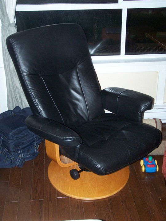 Leather Recliner Mod - Computer Chair