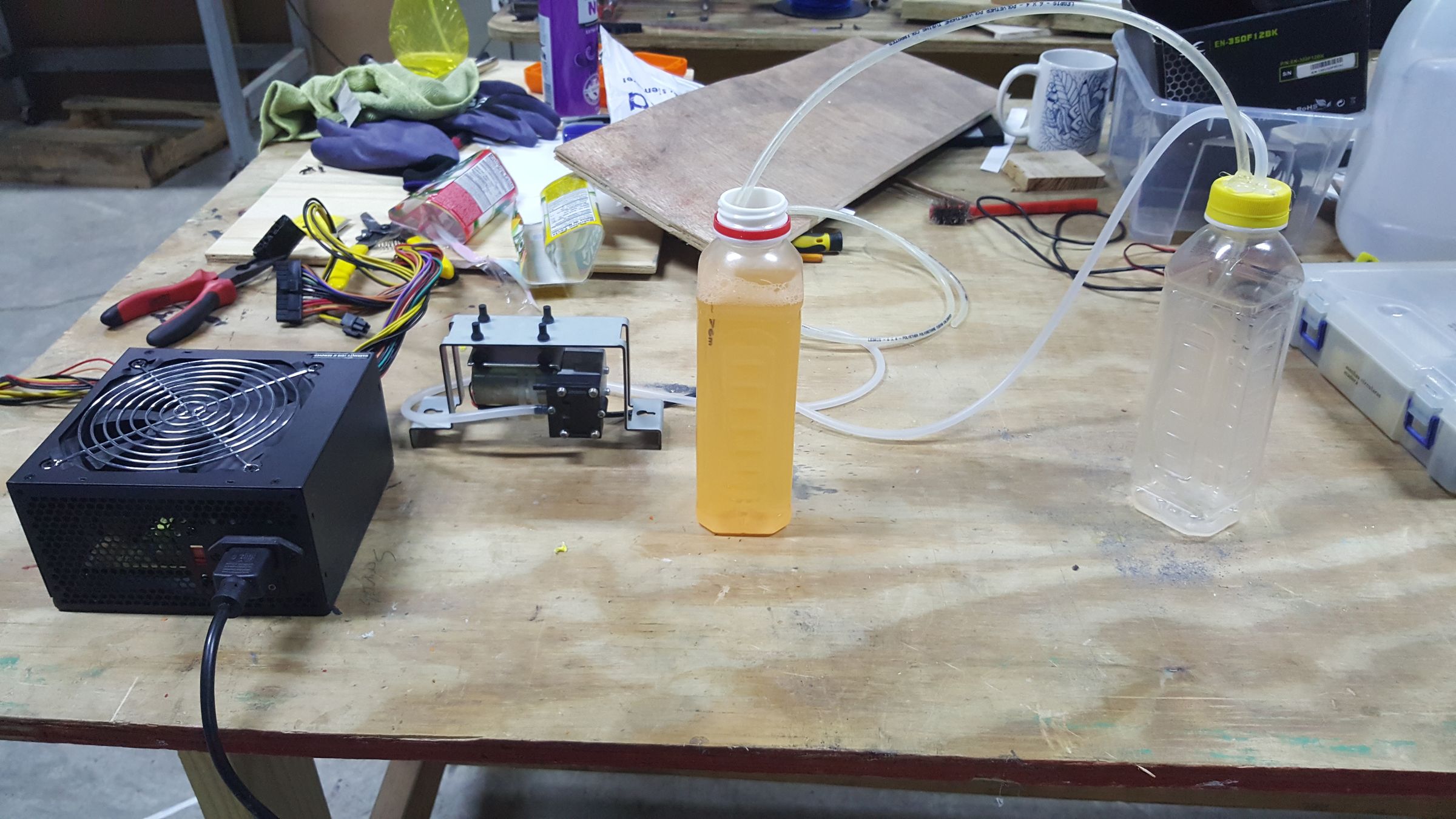 Sistema De Llenado Y Vaciado De Botellas