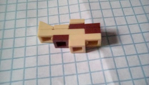 Minecraft Papercraft Fish