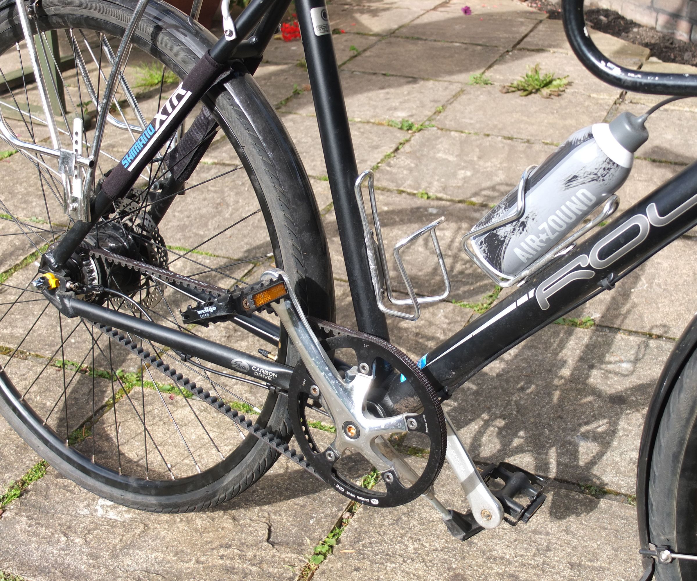 Remove Rear Wheel From Roux A8 Bicycle - Gates Carbon Drive