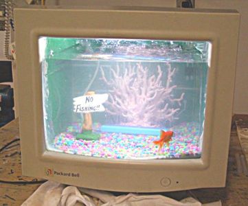 Turn Your Old CRT Computer Monitor Into a Fish Tank ! ! ! : 11 Steps ...