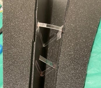 Plastic Triangle Supports Inside