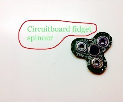 Circuit Board Fidget Spinner!! 