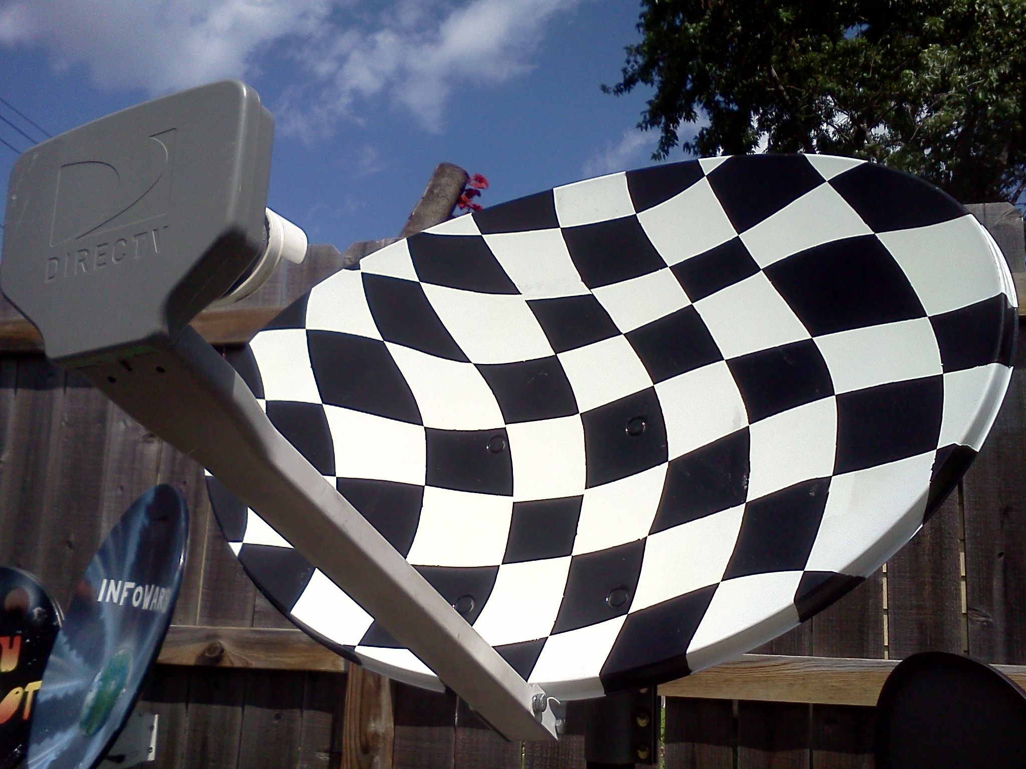 Painted Satellite Dish Instructables