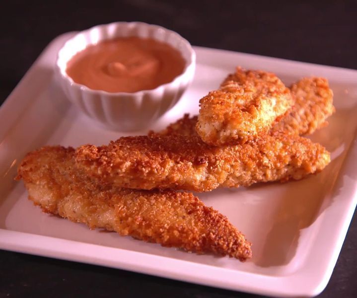 Chicken Tenders With Sriracha Ketchup