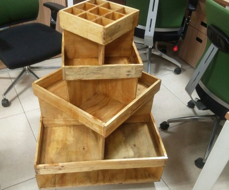 Reclaimed Wood Tool Tree