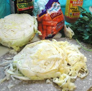 Savory Raw Vegan Coleslaw