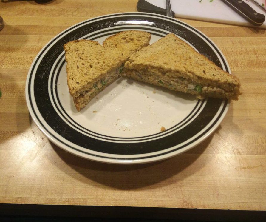 Cilantro Tuna Sandwich