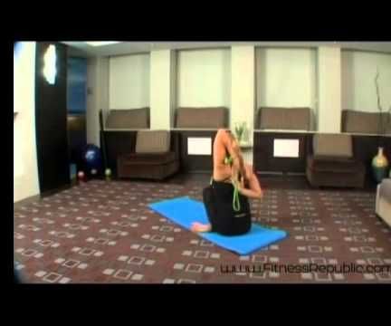 Modified Cow Face Pose (Gomukhasana)