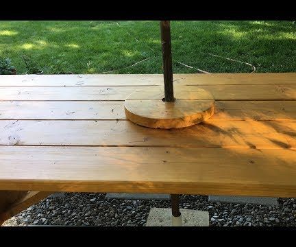 Picnic Table Lazy Susan