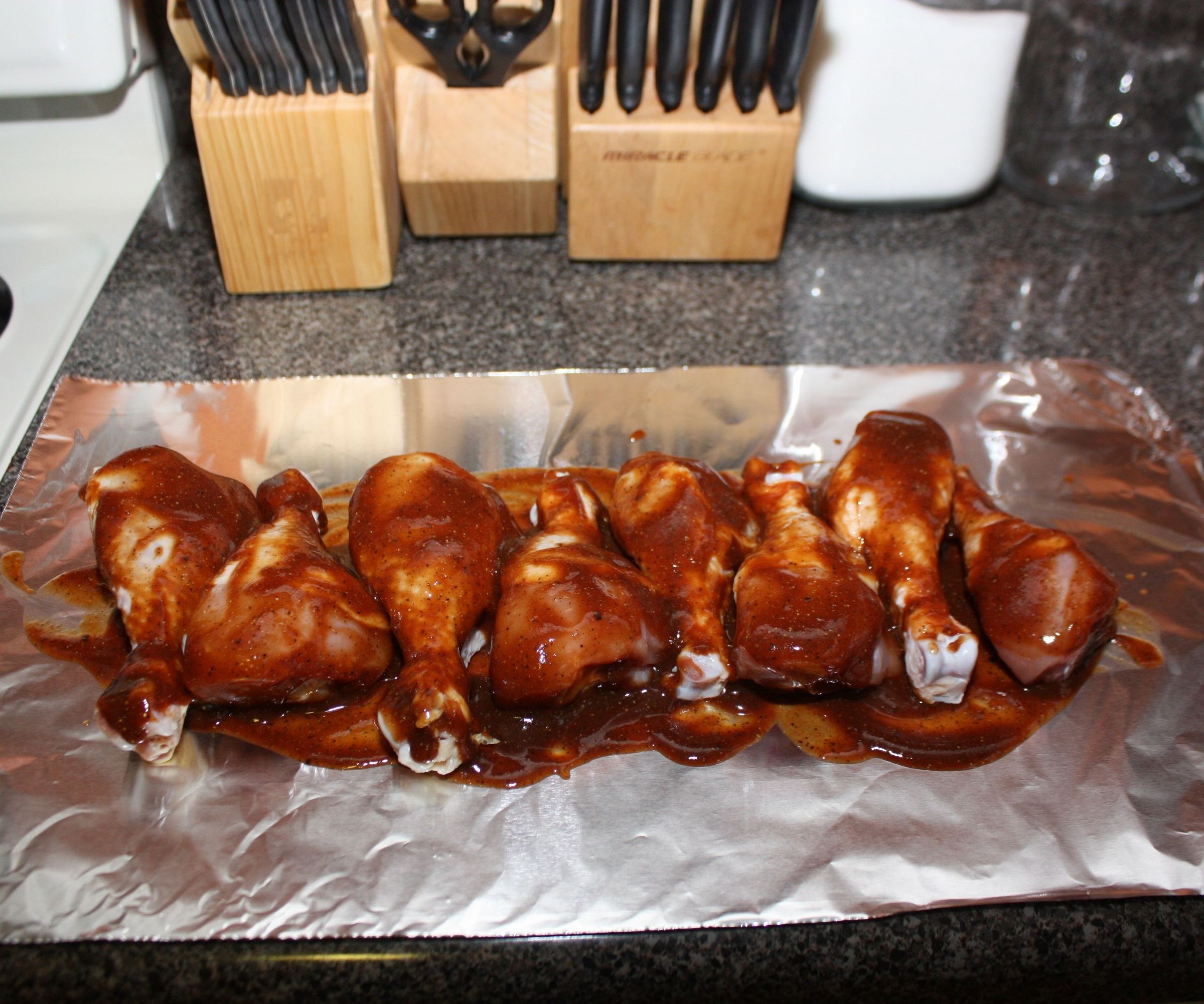 "Fall Off of the Bone" Bar-B-Que Grilled Chicken With Rum BBQ Sauce