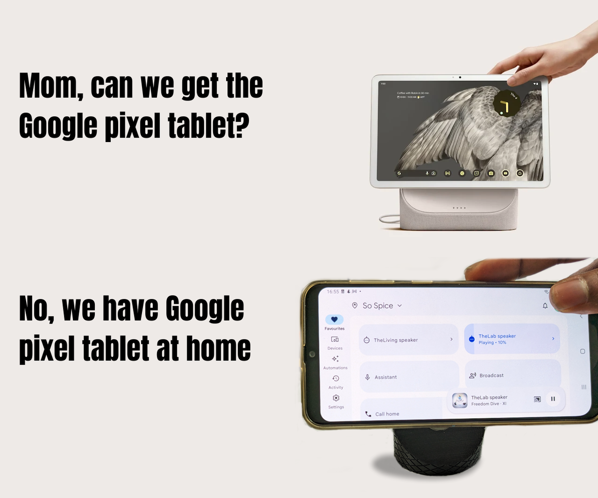 Turn old tablet into google deals home hub