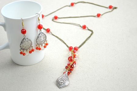 Now, Take a Look at Your Beautiful Swarovski Necklace and Earring Set!