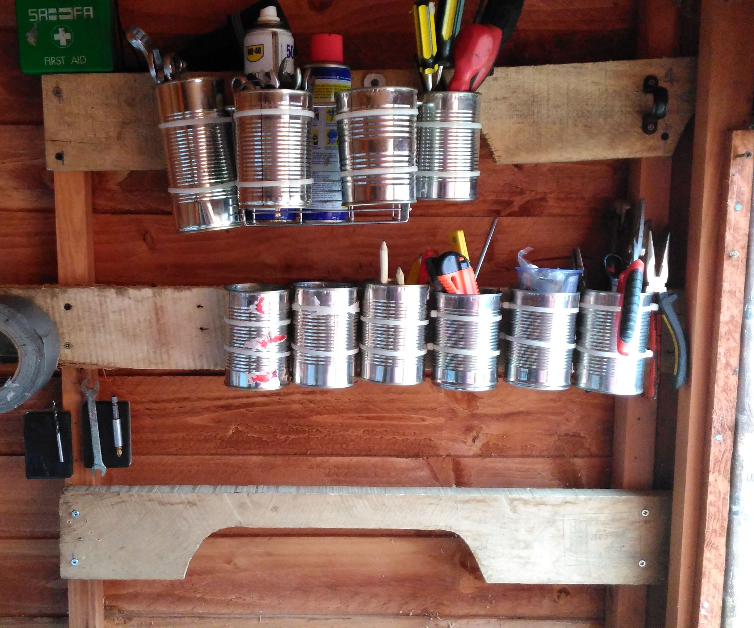 TrashTech #1 Cans and Planks Storage