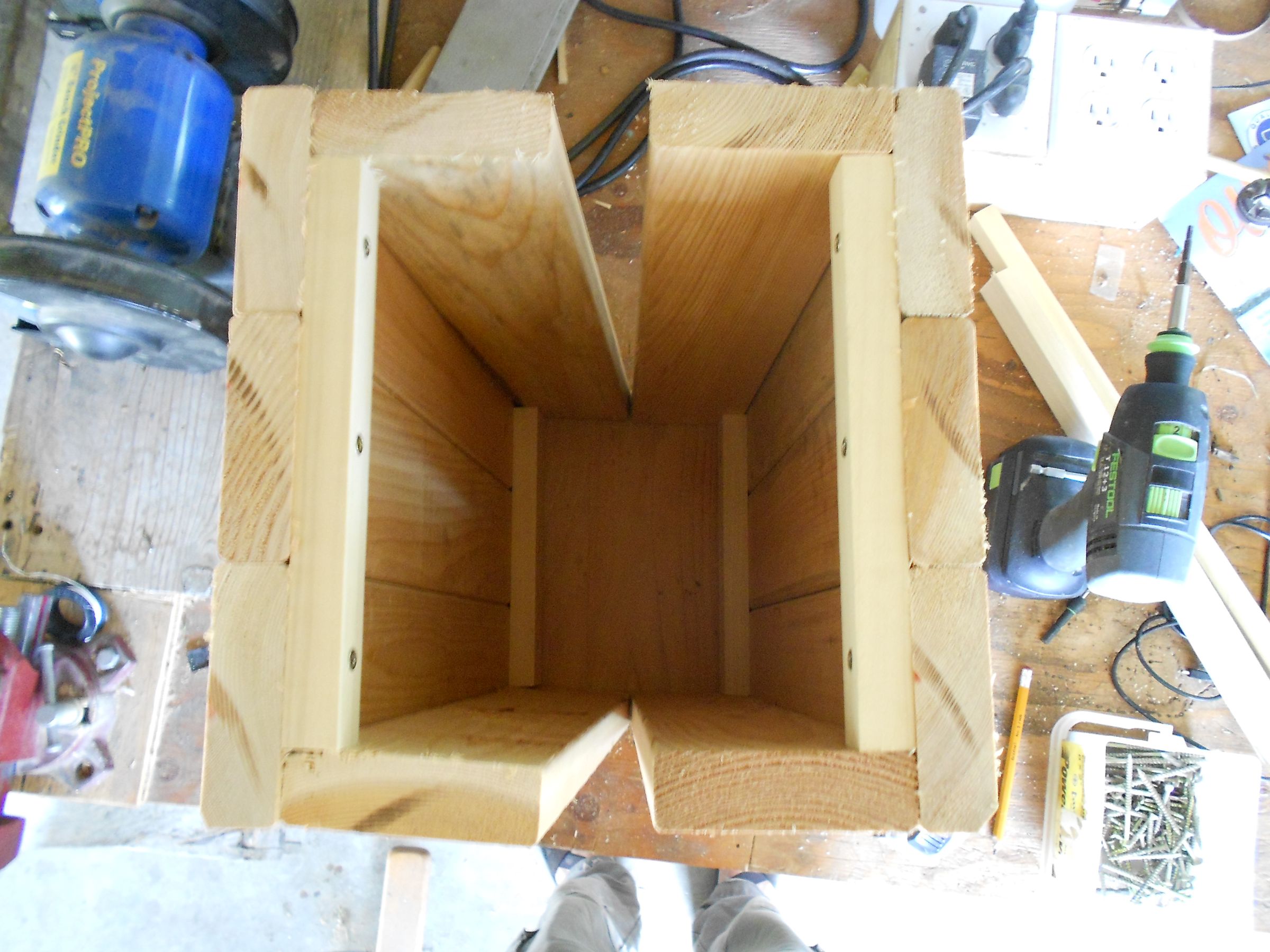 My New Wooden Garbage Box 6 Steps Instructables