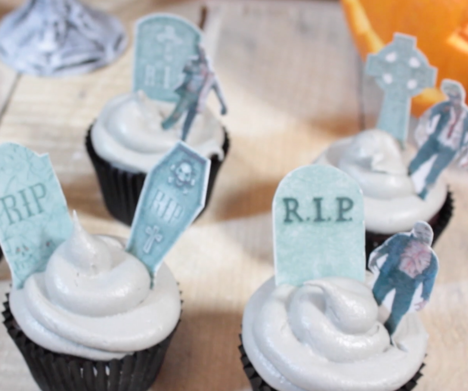 Walking Dead Cupcakes (Vegan)