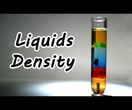 Density of Liquids and Materials