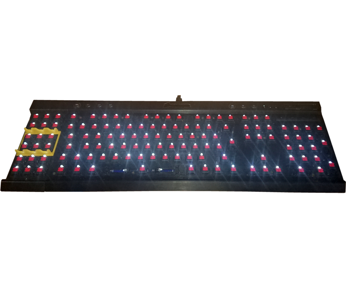 Replace Corsair K95 Gaming Keyboard LEDs : 15 Steps - Instructables