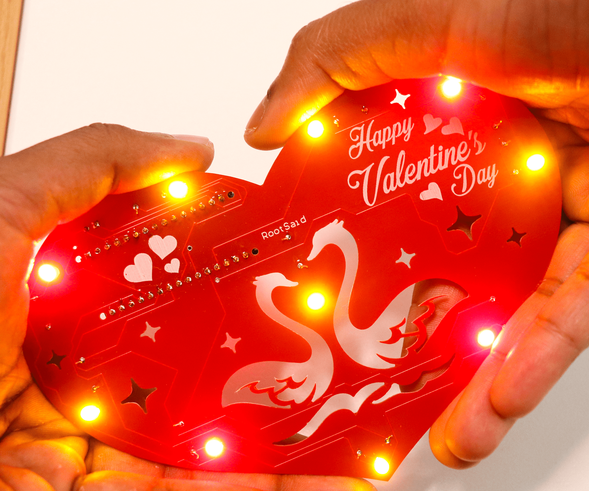 Beating Hearts PCB | Love Is in the Circuit