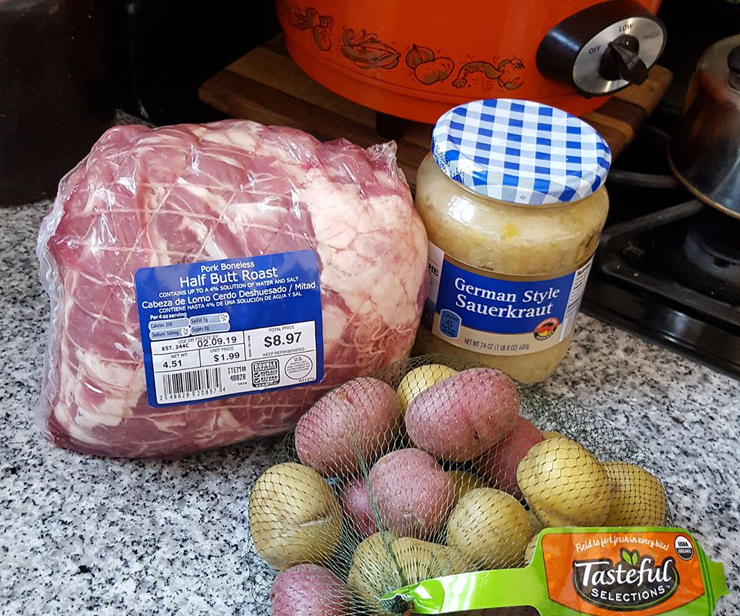 Sauer Pork and Potatoes