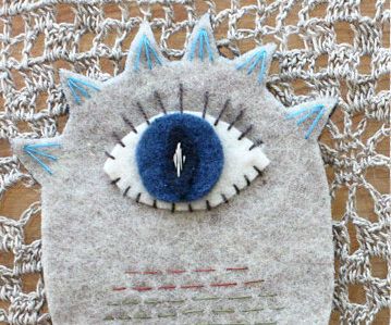 Felt Monster for a Felt Board or Quiet Time Book