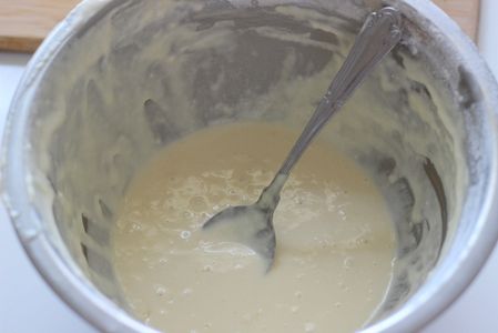 Upside Down Persimmon Pancakes